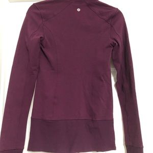 lululemon athletica Tops - Lululemon nice asana size 6 burgundy maroon jacket lululemon athletica Tops - Lululemon nice asana size 6 burgundy maroon jacket